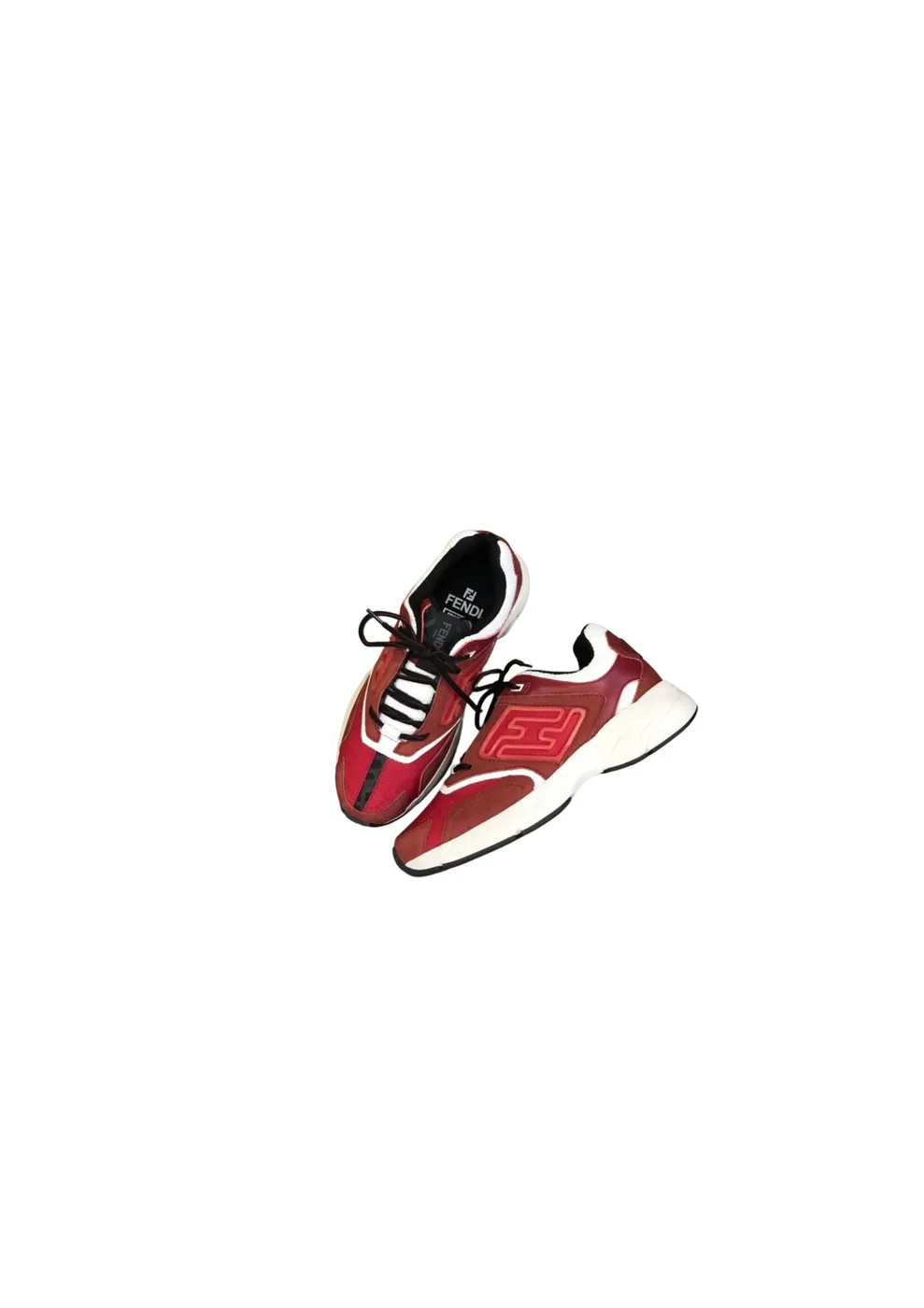 FD Fendi Faster Trainers Sneakers Burgundy 7E1555AKX6F1ICI FD Fendi Faster Trainers Sneakers Burgundy 7E1555AKX6F1ICI