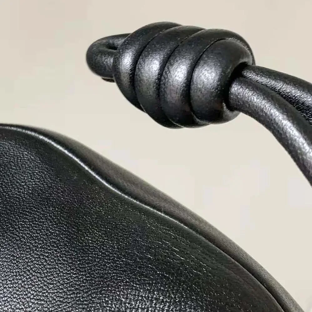 Loewe Mini Flamenco Purse Bag in Mellow Nappa Lambskin for Women in Black
