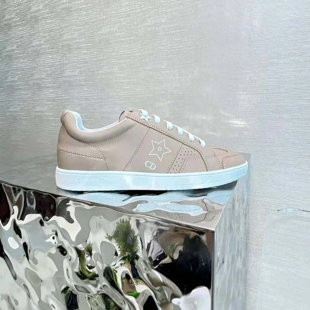 Dior Star Sneaker Nude Calfskin for Women Dior Star Sneaker Nude Calfskin for Women
