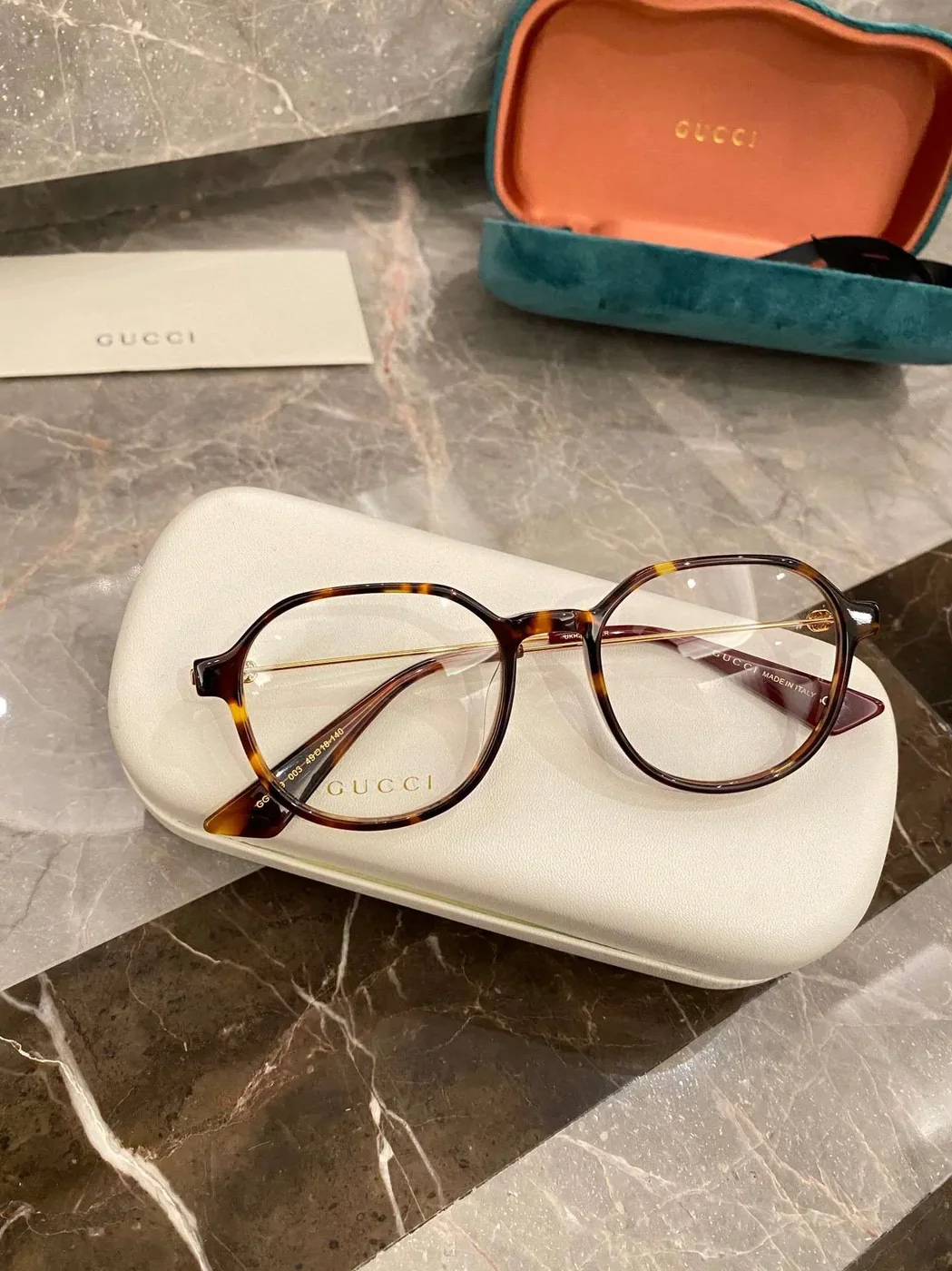 Gucci Round Frame Flat Sunglasses Brown Gucci Round Frame Flat Sunglasses Brown