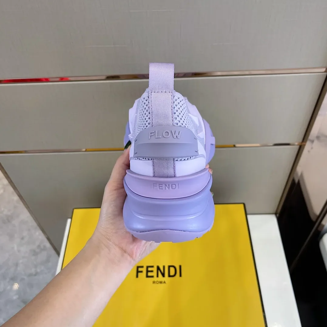 FD Fendi Flow Running Sneakers Purple