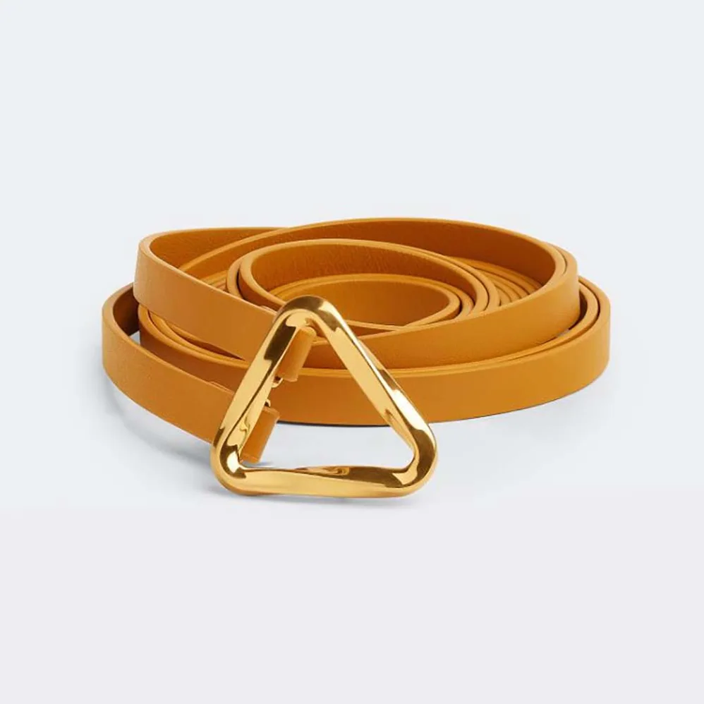 Bottega Veneta Grasp Belt Leather Double Strap for Women in Brown