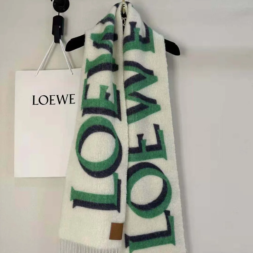 Loewe LOEWE Scarf in Wool and Mohair for Unisex Loewe LOEWE Scarf in Wool and Mohair for Unisex
