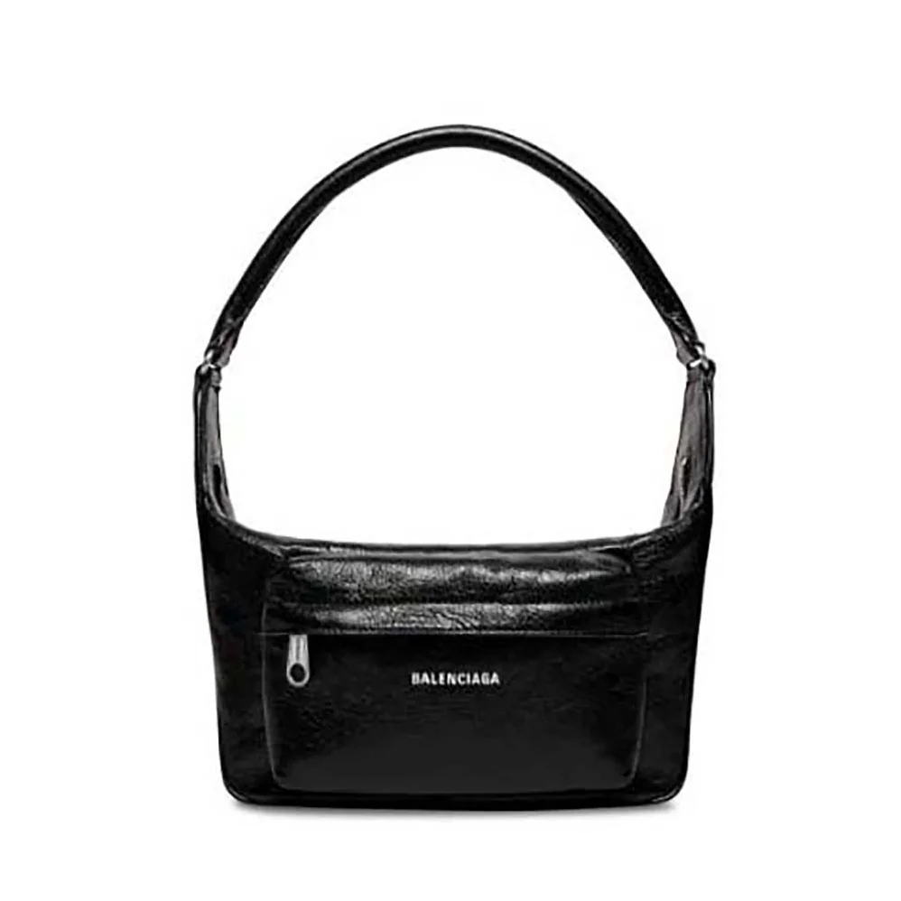 Balenciaga Raver Medium Bag With Handle in Black for Women Balenciaga Raver Medium Bag With Handle in Black for Women