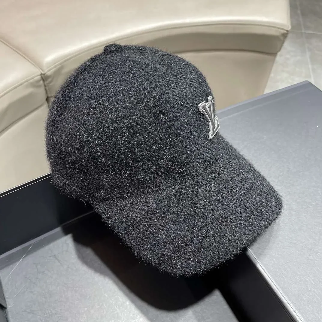 Louis Vuitton Corduroy Cap Black Louis Vuitton Corduroy Cap Black