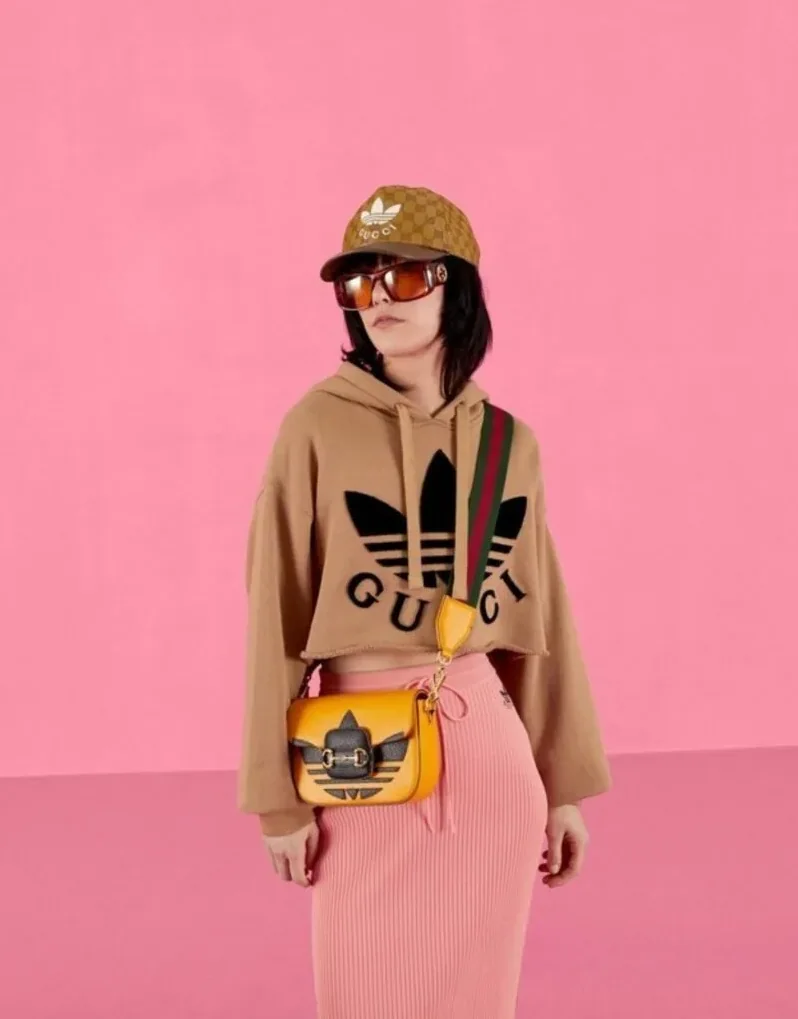 Gucci x Adidas Horsebit 1955 Mini Bag Yellow