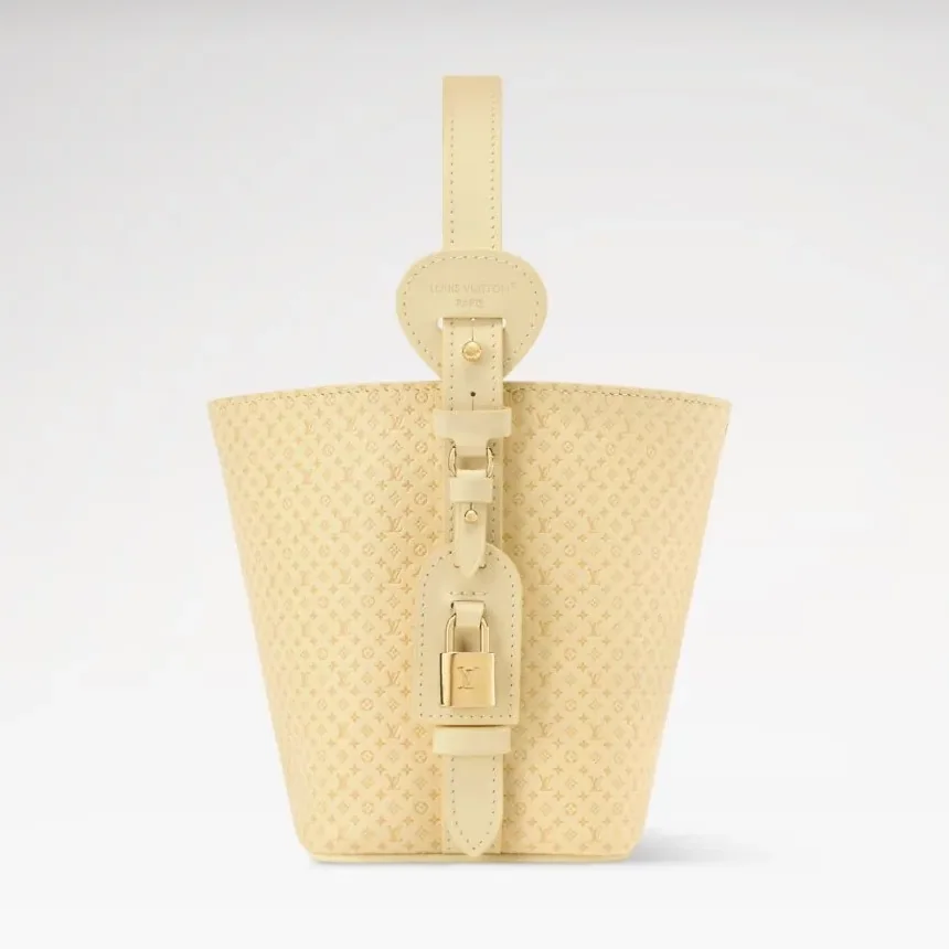 Louis Vuitton All In BB Bucket Bag in Banane Gold Hardware