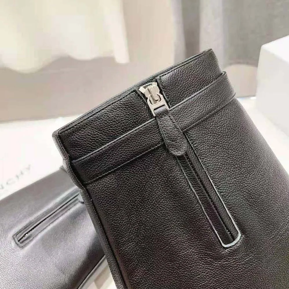 Givenchy Shark Lock Biker Ankle Boots in Grained Leather for Women in Black Givenchy Shark Lock Biker Ankle Boots in Grained Leather for Women in Black