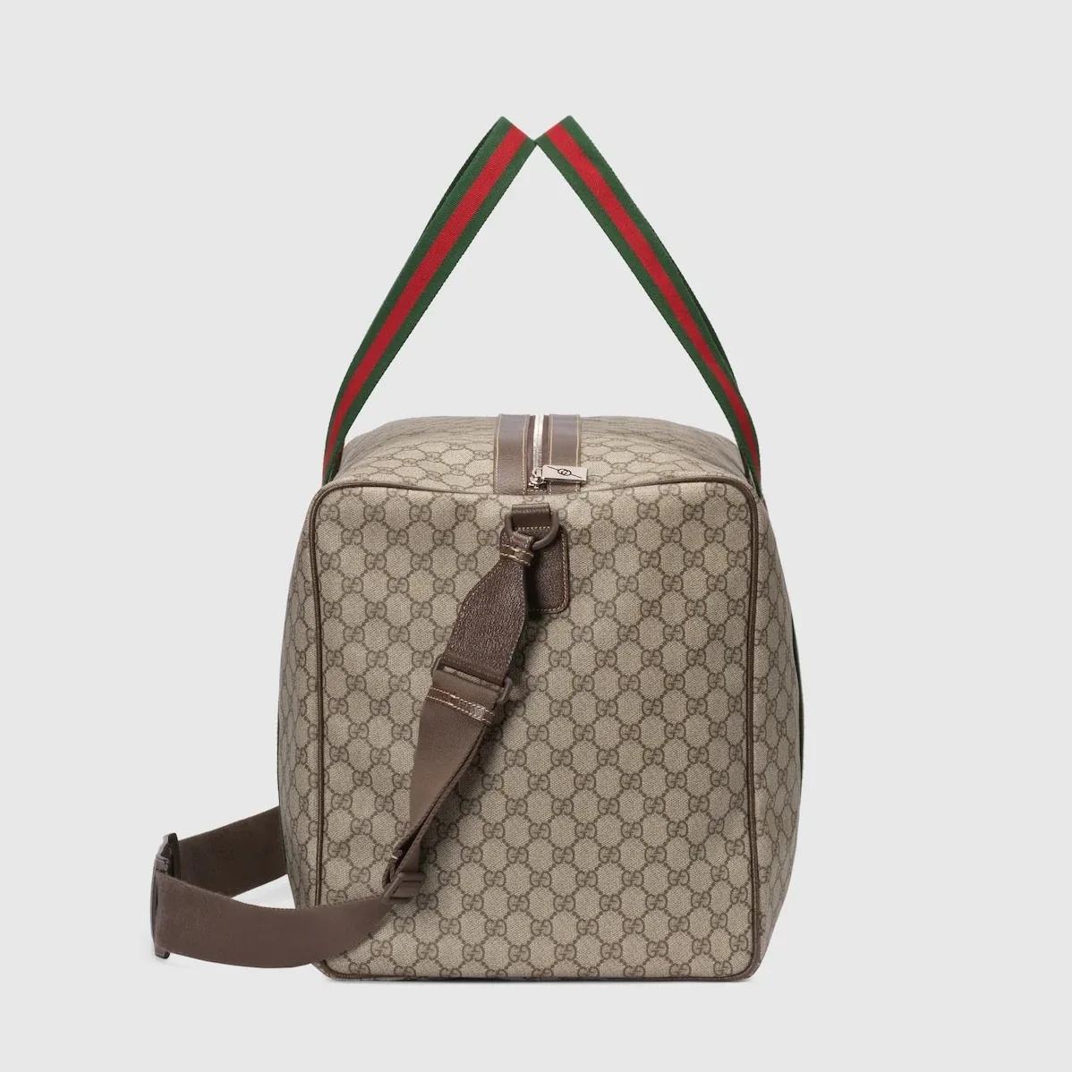 Gucci Large Duffle Bag With Web Beige / Gucci Large Duffle Bag With Web Beige /