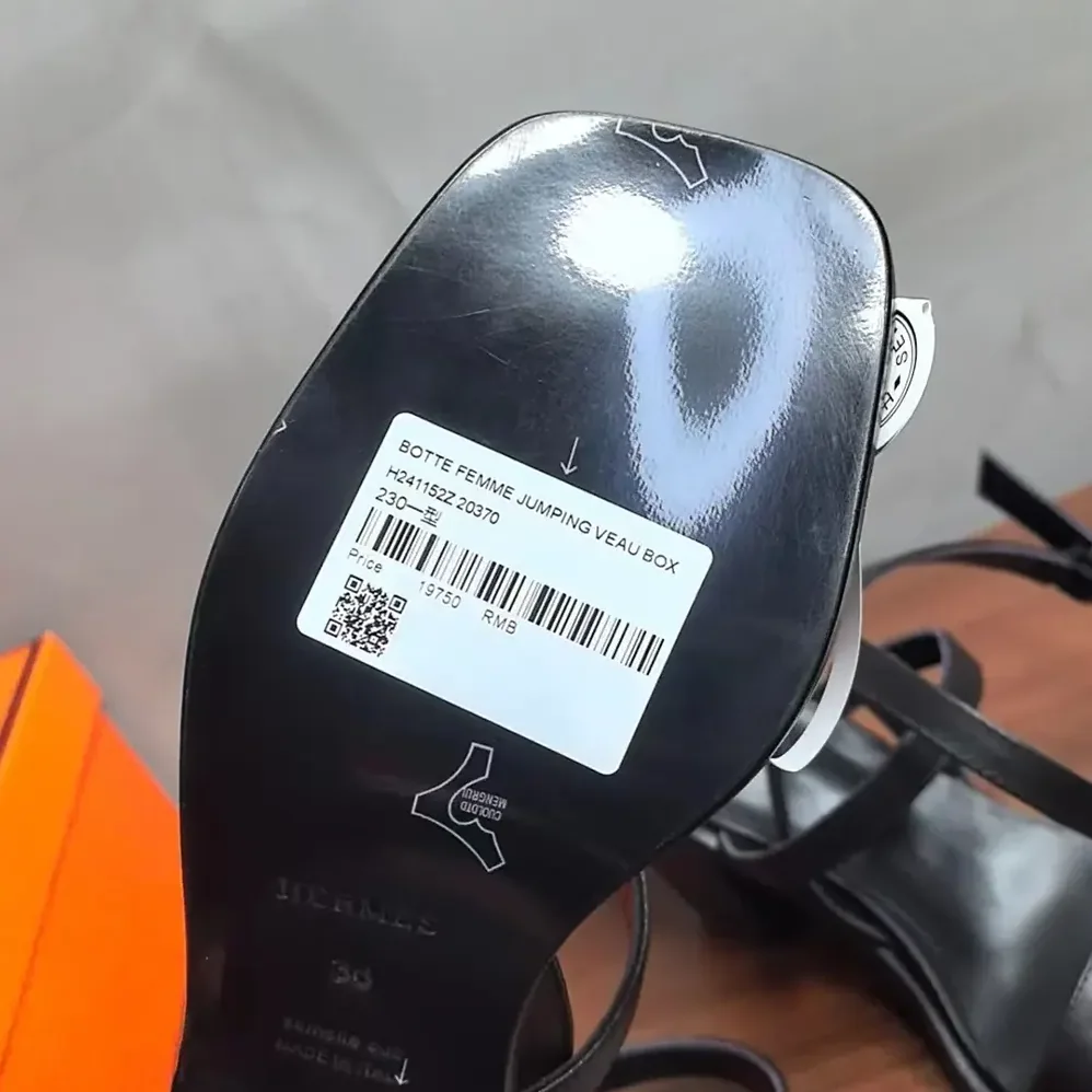 Hermes Ivresse 65 Sandal-Black H241152Z for Women Hermes Ivresse 65 Sandal-Black H241152Z for Women