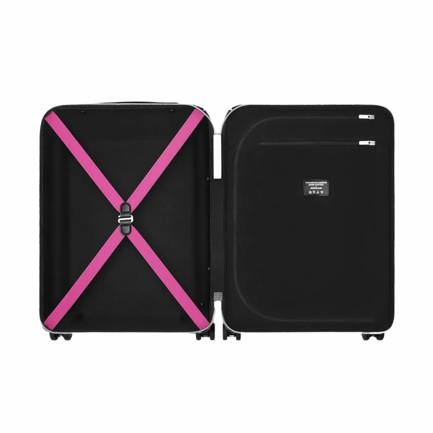 Louis Vuitton LV x TM Horizon 55 Suitcase in Multicolor Noir Silver Hardware