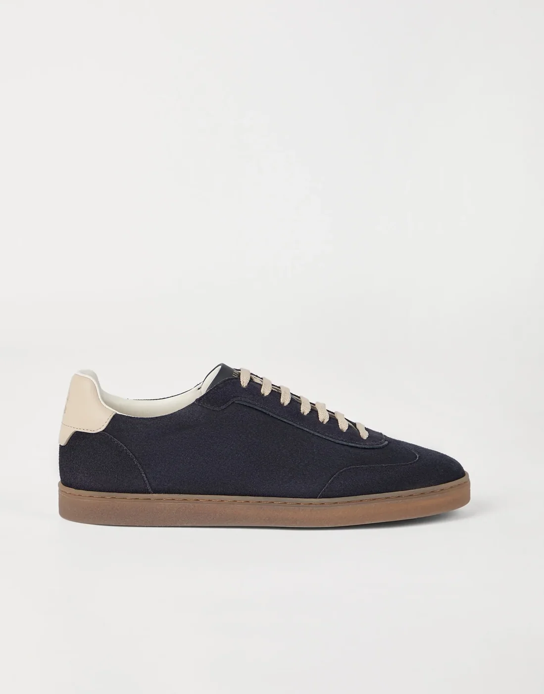 Brunello Cucinelli Washed Suede Blue Sneakers 252MZUSGGJ336