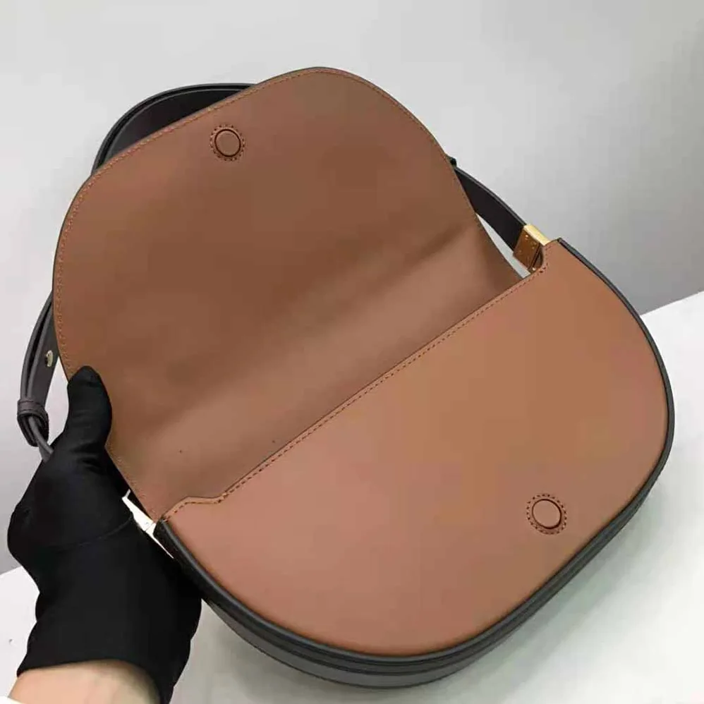 Burberry Small Leather Olympia Shoulder Bag for Women in Brown
