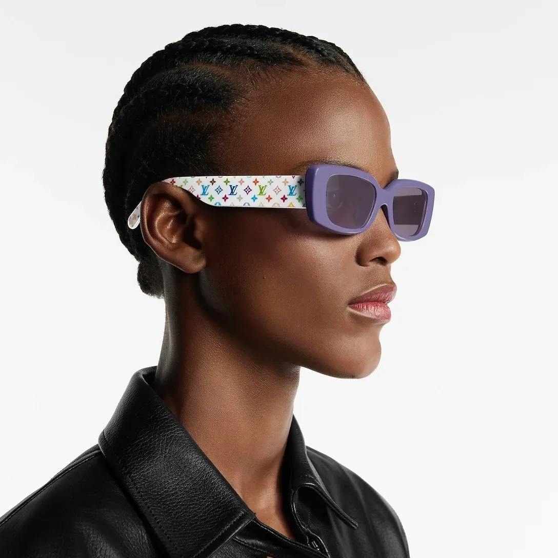 Louis Vuitton LV x TM Multigram Cat Eye Sunglasses Purple