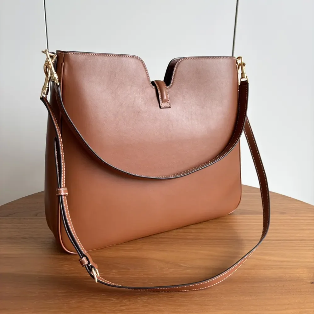 Celine Medium Camille 16 Soft Bag in Smooth Calfskin for Women in Brown Celine Medium Camille 16 Soft Bag in Smooth Calfskin for Women in Brown