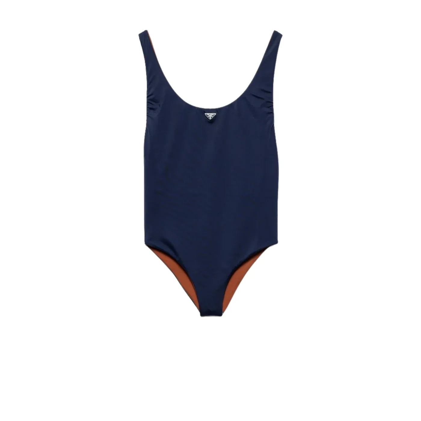 Prada One-piece Swimsuit Blue/Rust 70258_16UL_F0TBB_S_OOO Prada One-piece Swimsuit Blue/Rust 70258_16UL_F0TBB_S_OOO