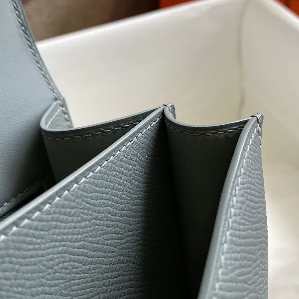 Hermes Constance 24 Bag Epsom Leather for Women in Grey/Gold Hermes Constance 24 Bag Epsom Leather for Women in Grey/Gold