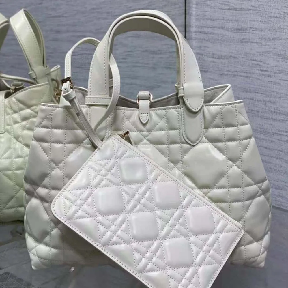 Dior Medium Dior Toujours Bag Latte Macrocannage Calfskin for Women Dior Medium Dior Toujours Bag Latte Macrocannage Calfskin for Women