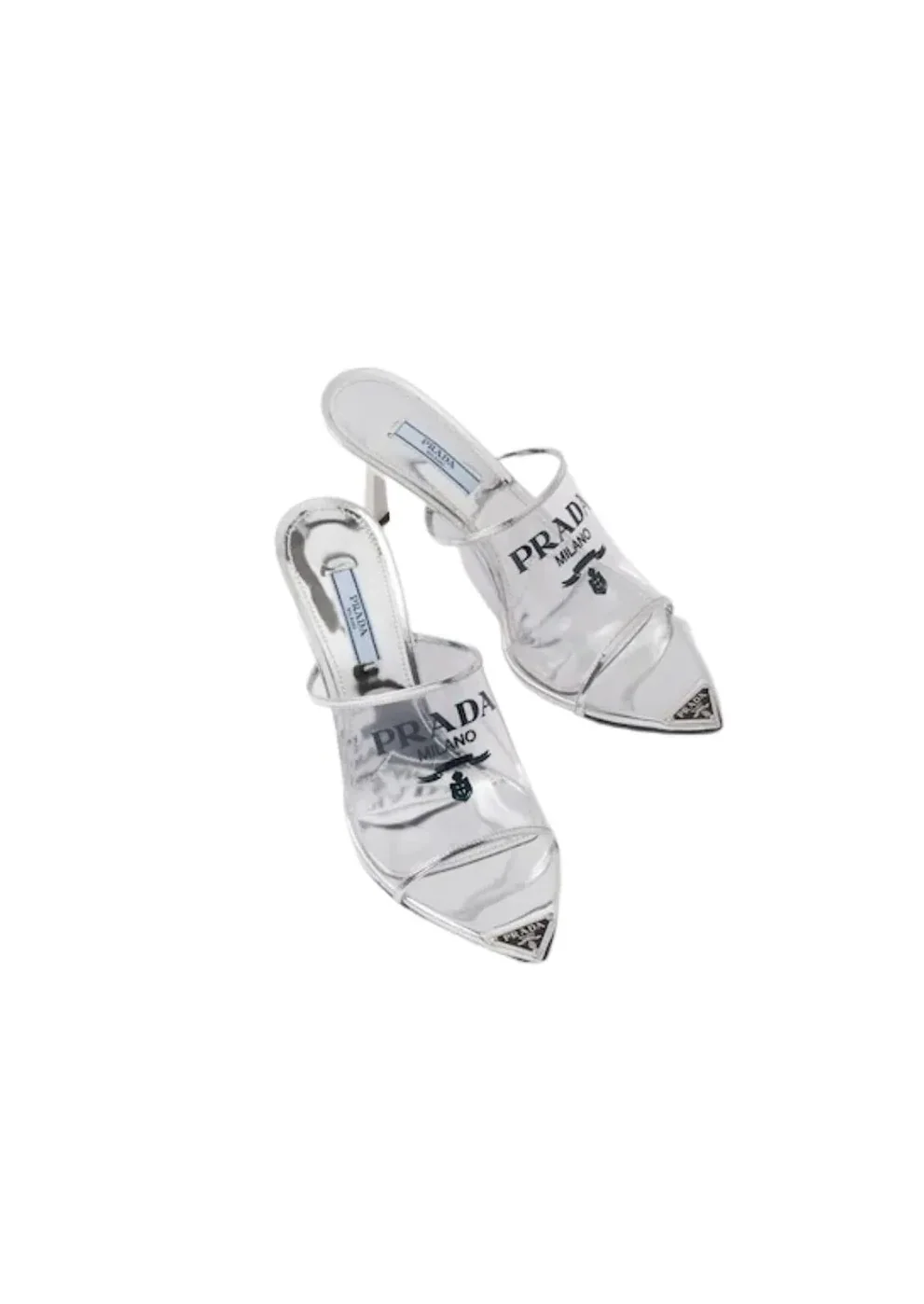Prada Logo-print Plexiglas High-Heel Slides 1XX635_3LK3_F0118_F_075 Prada Logo-print Plexiglas High-Heel Slides 1XX635_3LK3_F0118_F_075