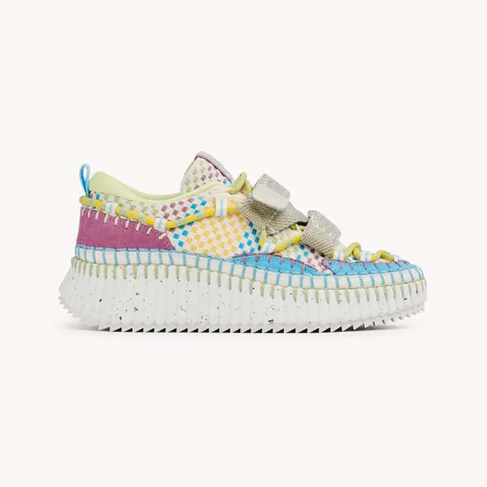 Chloe Nama Slip-on Sneaker for Women in Blue Chloe Nama Slip-on Sneaker for Women in Blue