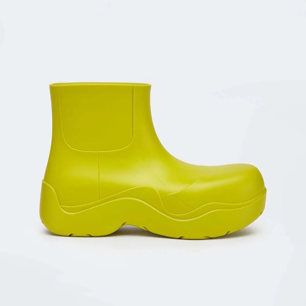 Bottega Veneta Puddle Ankle Boot for Unisex in Yellow Bottega Veneta Puddle Ankle Boot for Unisex in Yellow