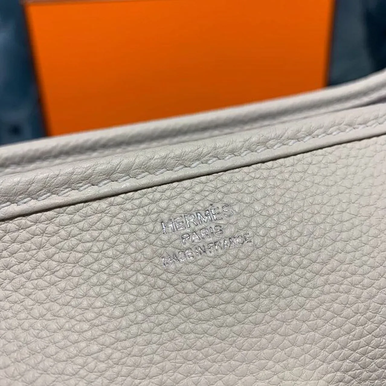 Hermes Evelyne III GM Bag White / Hermes Evelyne III GM Bag White /