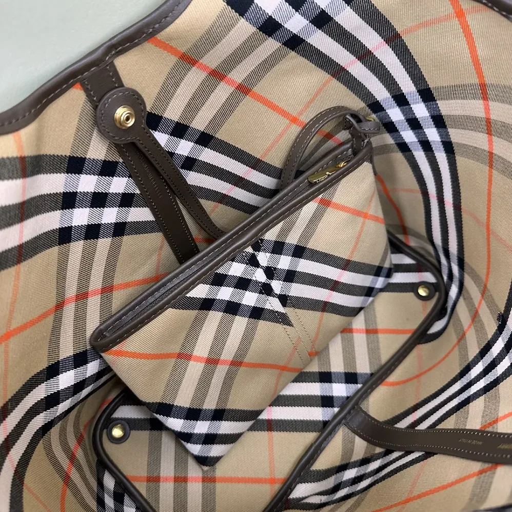 Burberry Small Check Tote for Women