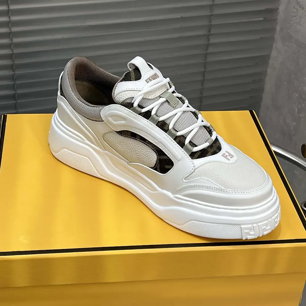 Fendi Force Sneakers White Leather Low for Unisex in tops Fendi Force Sneakers White Leather Low for Unisex in tops