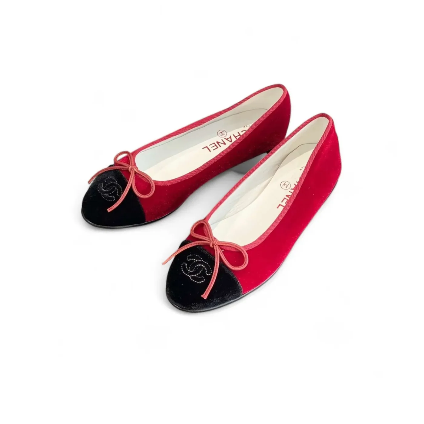 Chanel Ballet Flats Red Chanel Ballet Flats Red