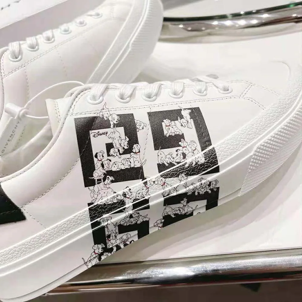 Givenchy 101 Dalmatians City Sport Sneakers in Leather for Men