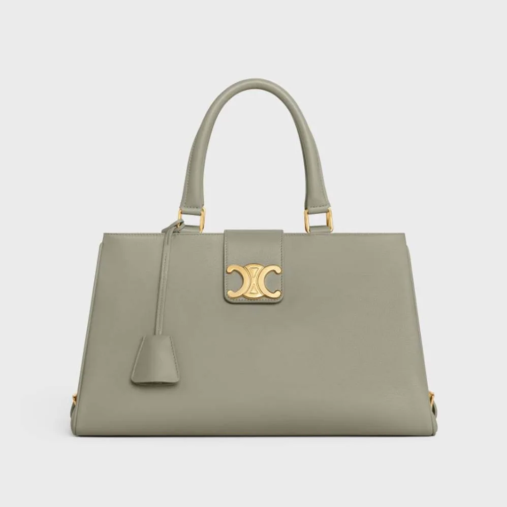 Celine Medium Appoline Bag in Supple Calfskin for Women in Gray Celine Medium Appoline Bag in Supple Calfskin for Women in Gray
