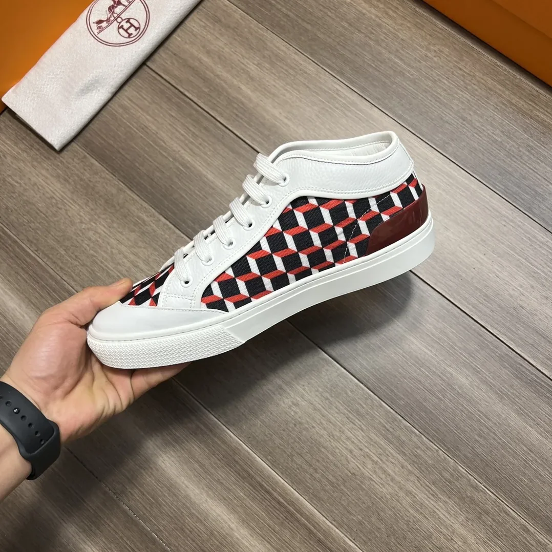 Hermes Enjoy Sneaker Red And White Hermes Enjoy Sneaker Red And White