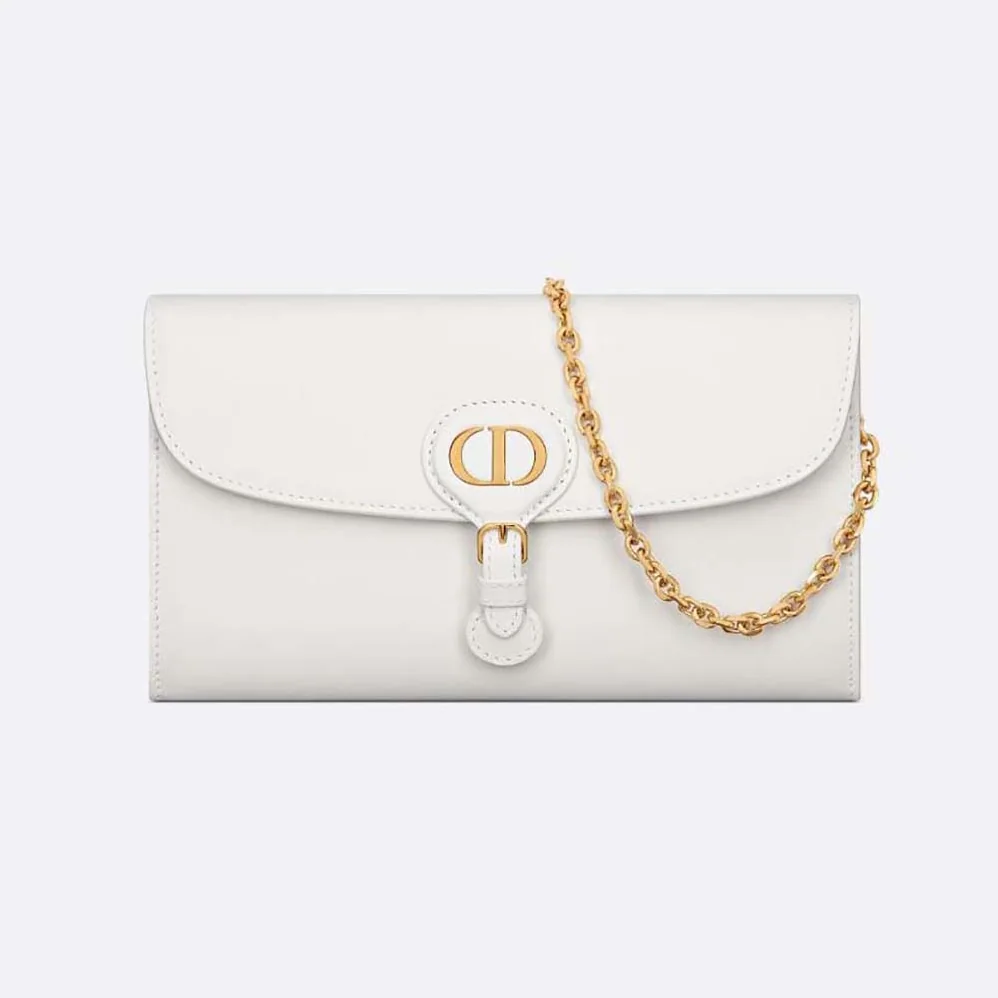 Dior Bobby East-west Pouch with Chain Latte Smooth Calfskin for Women Dior Bobby East-west Pouch with Chain Latte Smooth Calfskin for Women