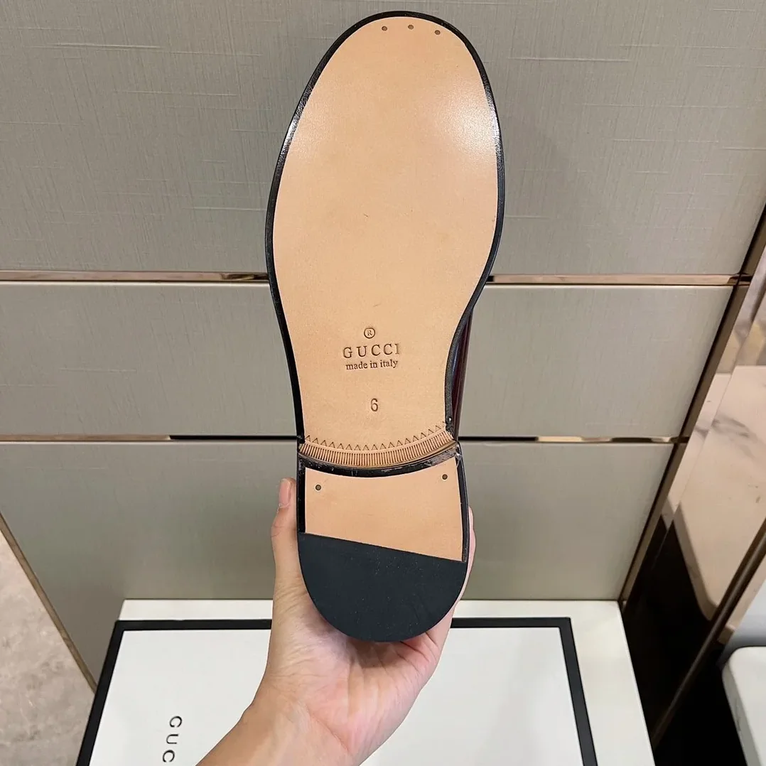 Gucci GG Loafers Horsebit Brown And Beige for Men Gucci GG Loafers Horsebit Brown And Beige for Men