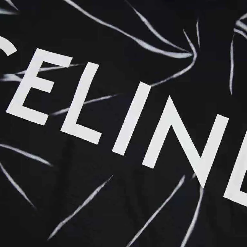 Celine Loose T-shirt in Cotton Jersey for Women in Black Celine Loose T-shirt in Cotton Jersey for Women in Black