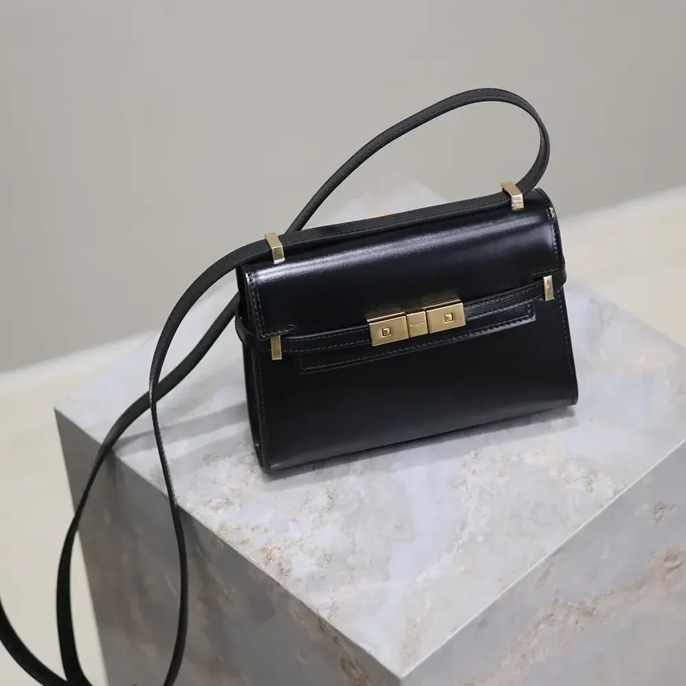 Saint Laurent YSL Mini Manhattan in Box Saint Laurent for Women in Black