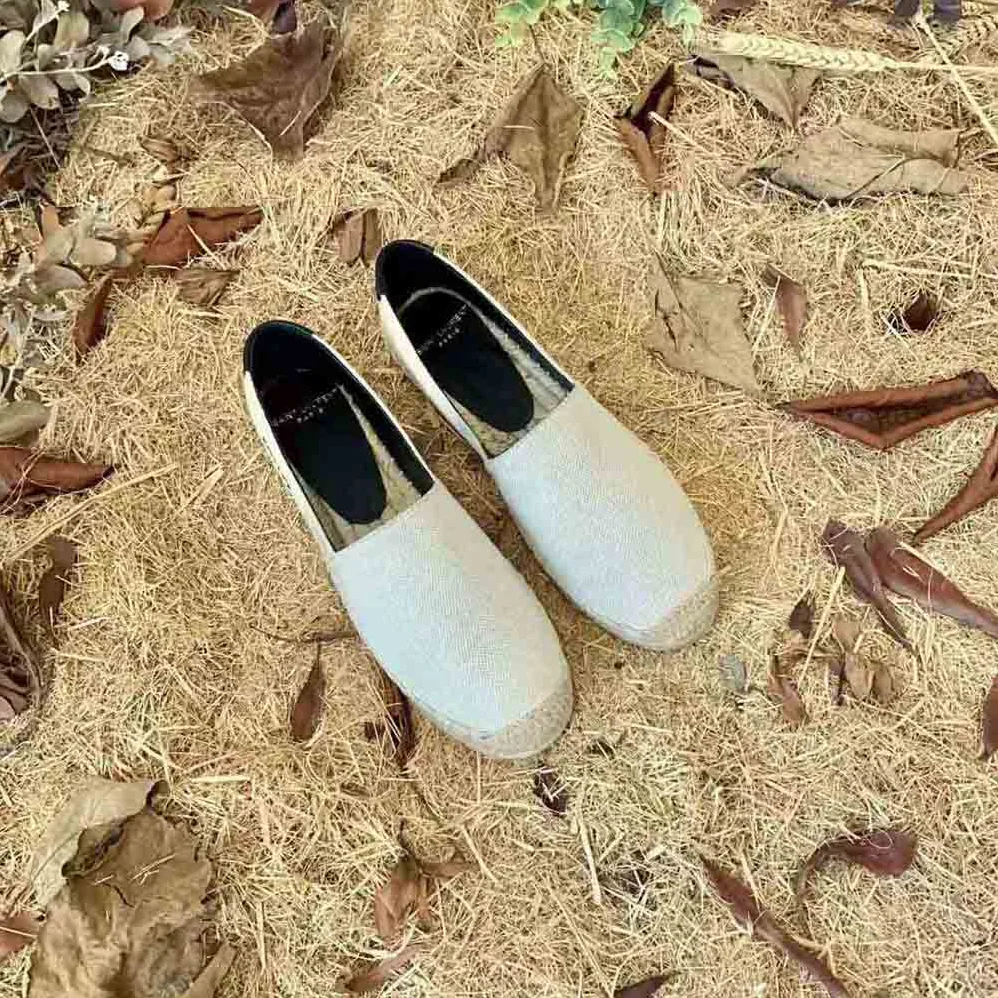 Saint Laurent YSL Saint Laurent Embroidered Espadrilles in Canvas for Women Saint Laurent YSL Saint Laurent Embroidered Espadrilles in Canvas for Women