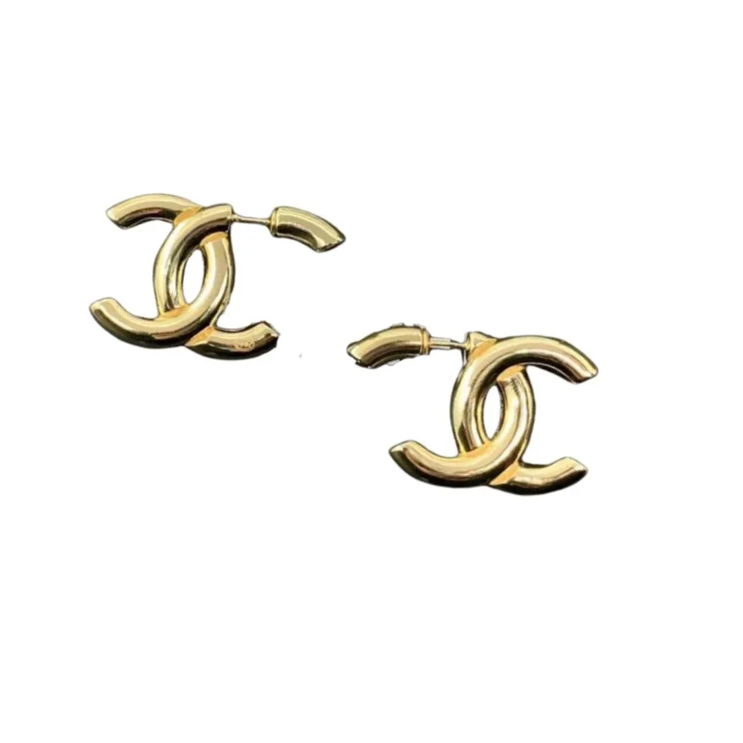 Chanel Double C Earrings Gold Chanel Double C Earrings Gold