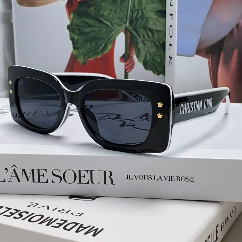 Dior DiorPacific S1U Black Square Sunglasses for Unisex