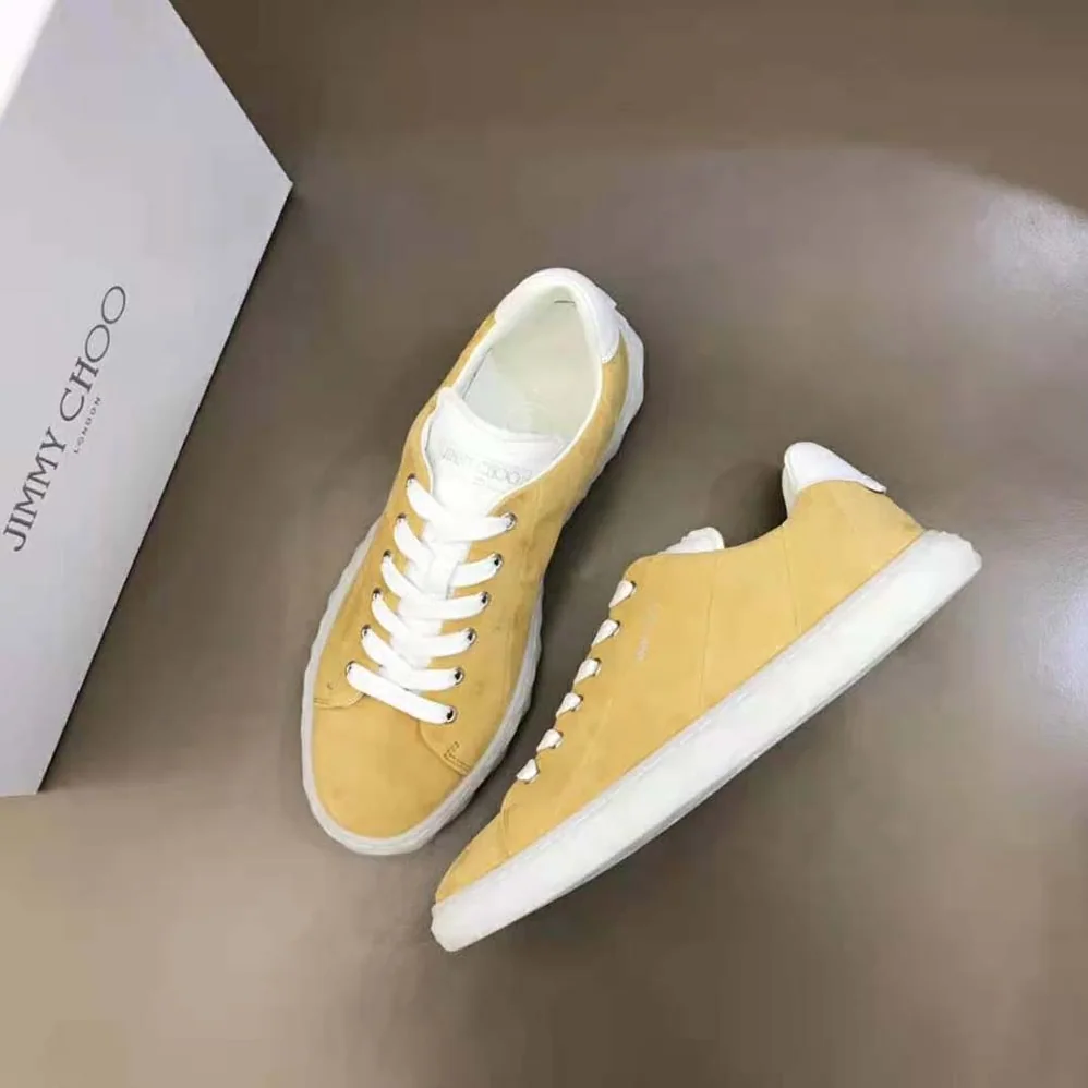 Jimmy Choo Diamond Light/F Light Mocha Suede and Light Mocha Nappa Low for Women in Top Trainers Jimmy Choo Diamond Light/F Light Mocha Suede and Light Mocha Nappa Low for Women in Top Trainers