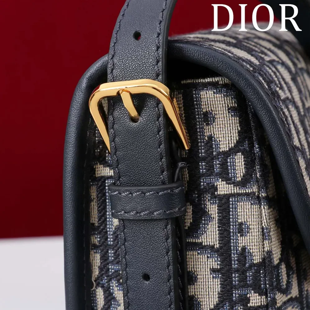 Dior Medium Dior Bobby Bag Blue Dior Oblique Jacquard for Women