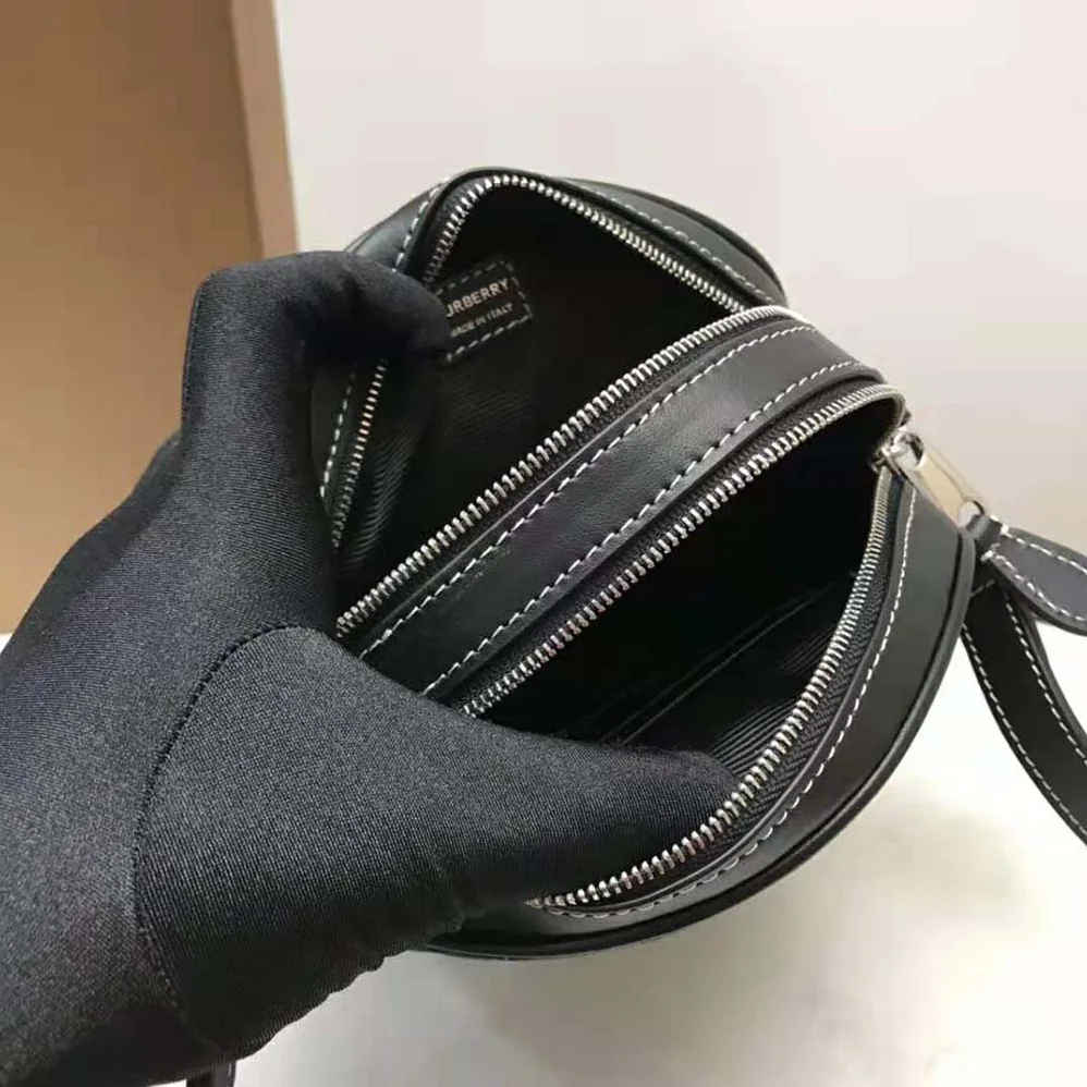 Burberry Logo Graphic Denim and Leather Louise Bag for Women Burberry Logo Graphic Denim and Leather Louise Bag for Women