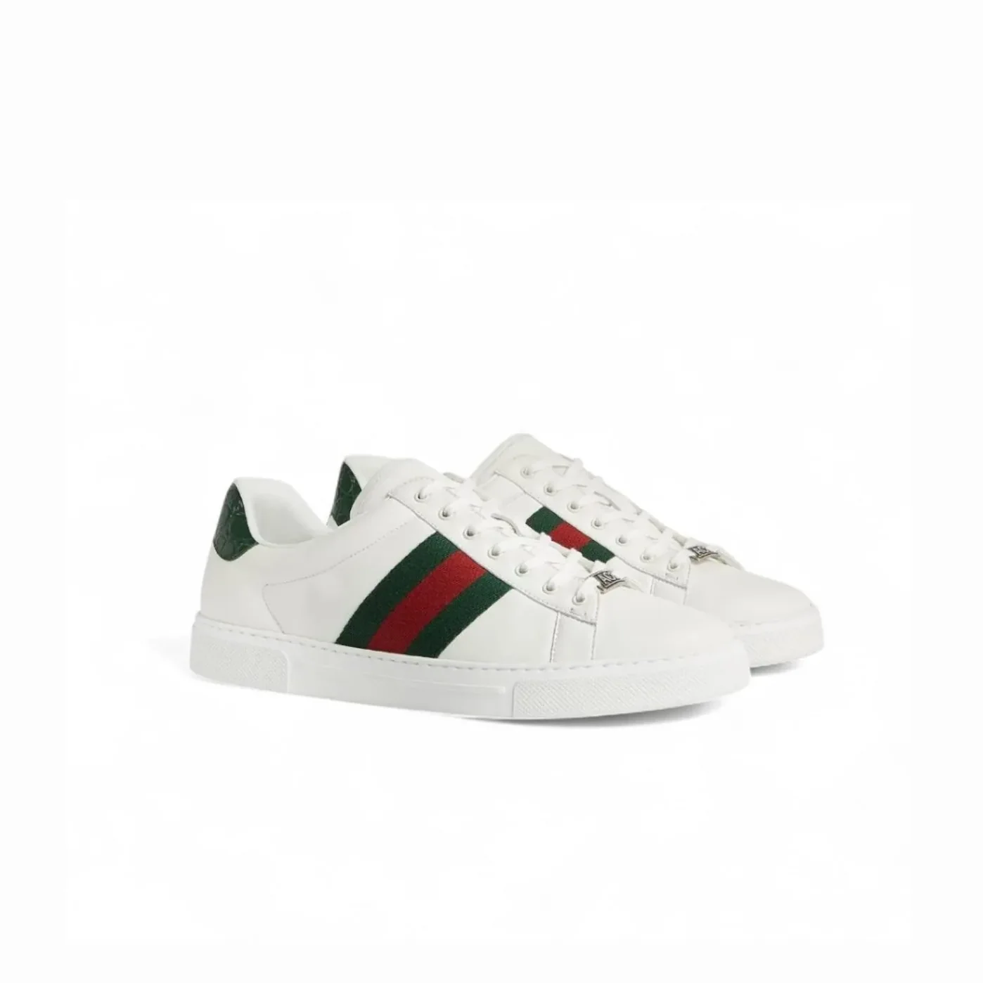 Gucci Ace Sneaker With Web White Gucci Ace Sneaker With Web White