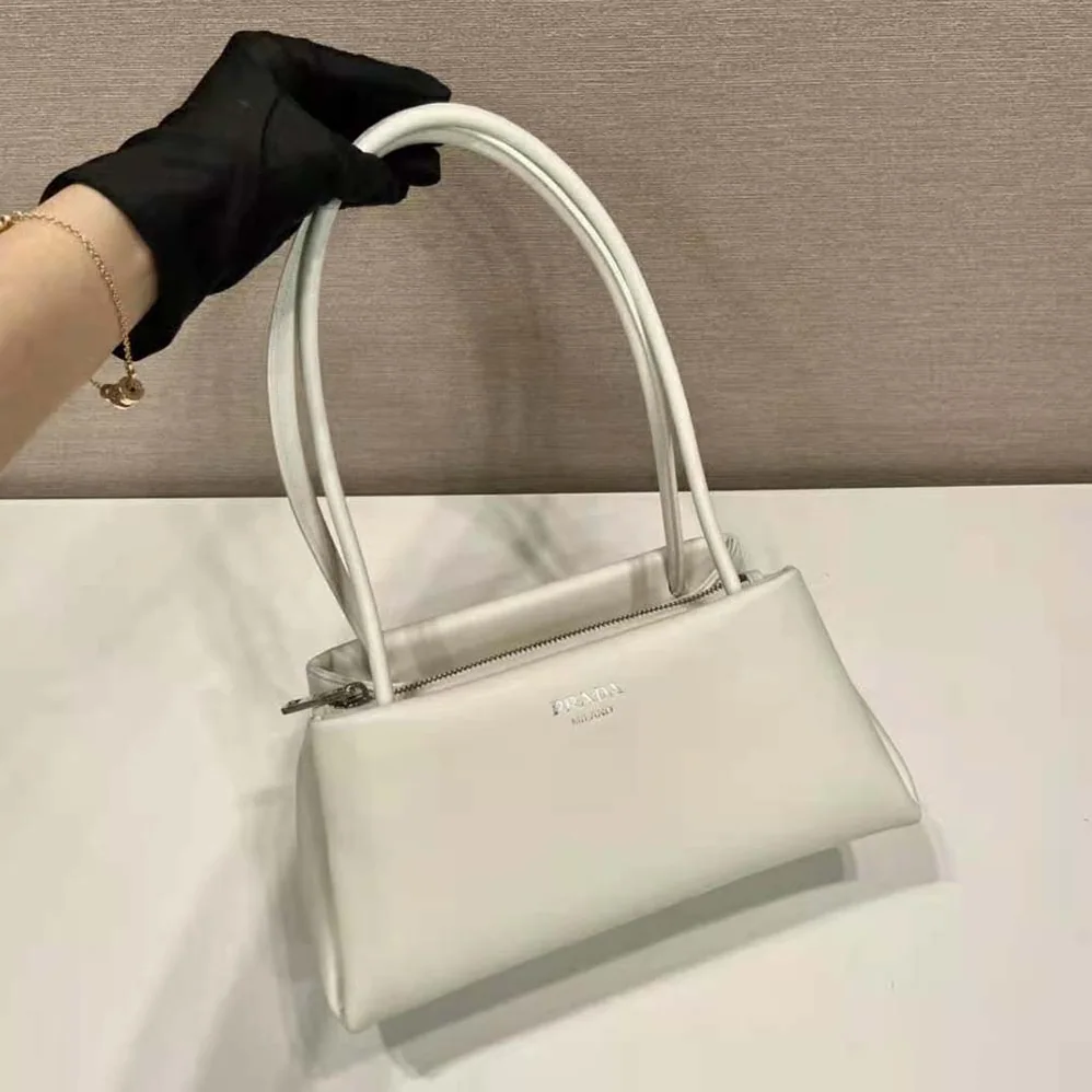 Prada Small Leather Bag for Women in White