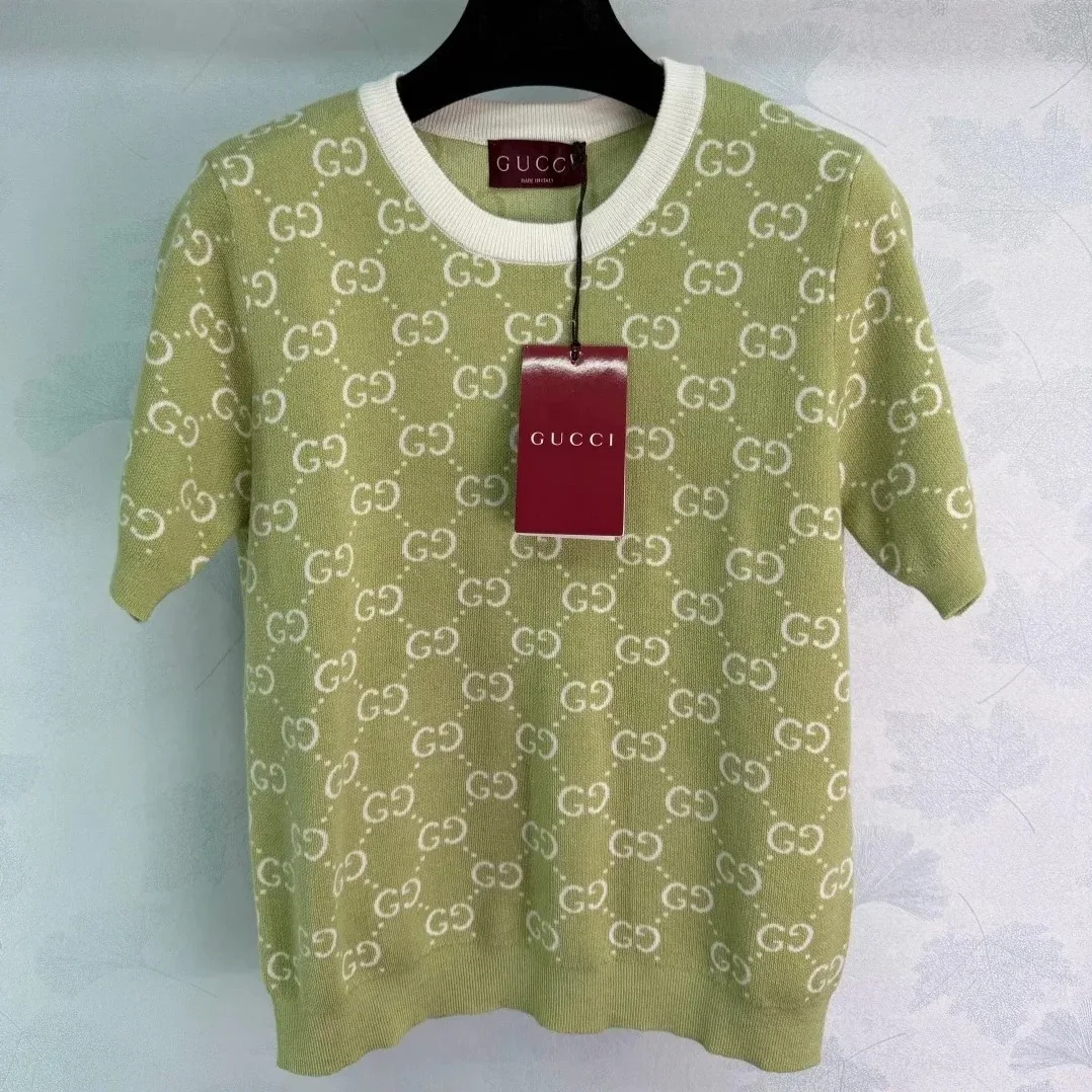 Gucci GG Monogram T in Shirt Sage Green