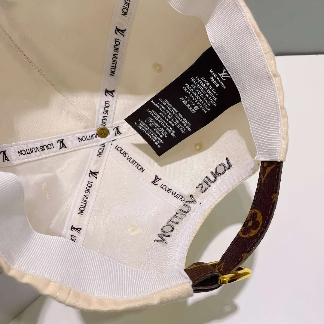Louis Vuitton Baseball Cap Cream Louis Vuitton Baseball Cap Cream