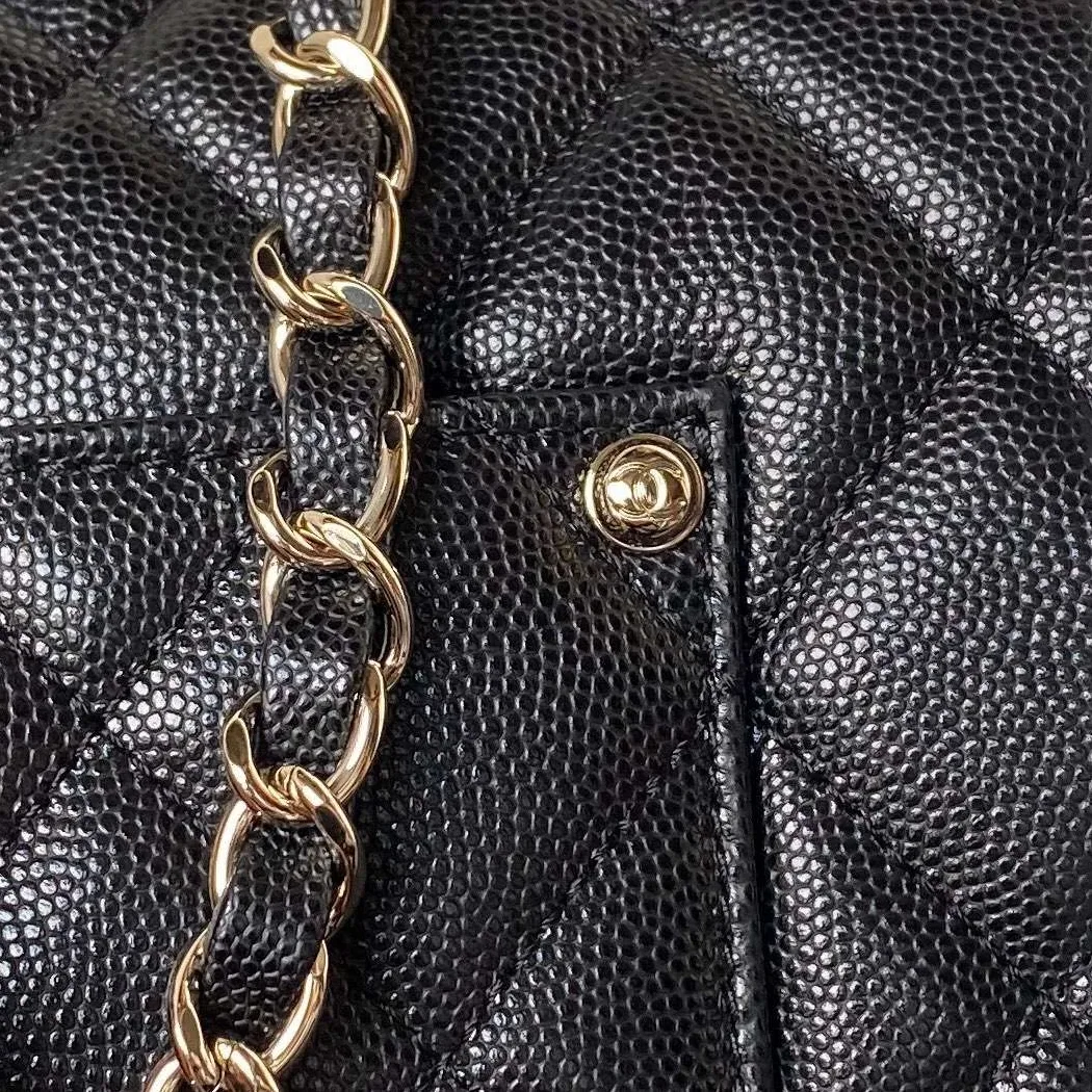 Chanel Airport Crossbody Bag in Black Gold Hardware Chanel Airport Crossbody Bag in Black Gold Hardware