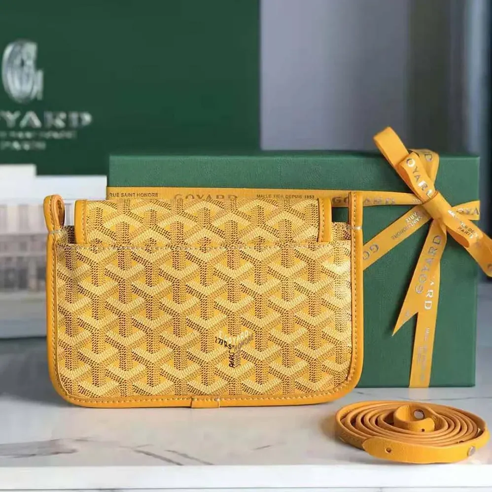 Goyard Plumet Pocket Wallet for Women in Yellow