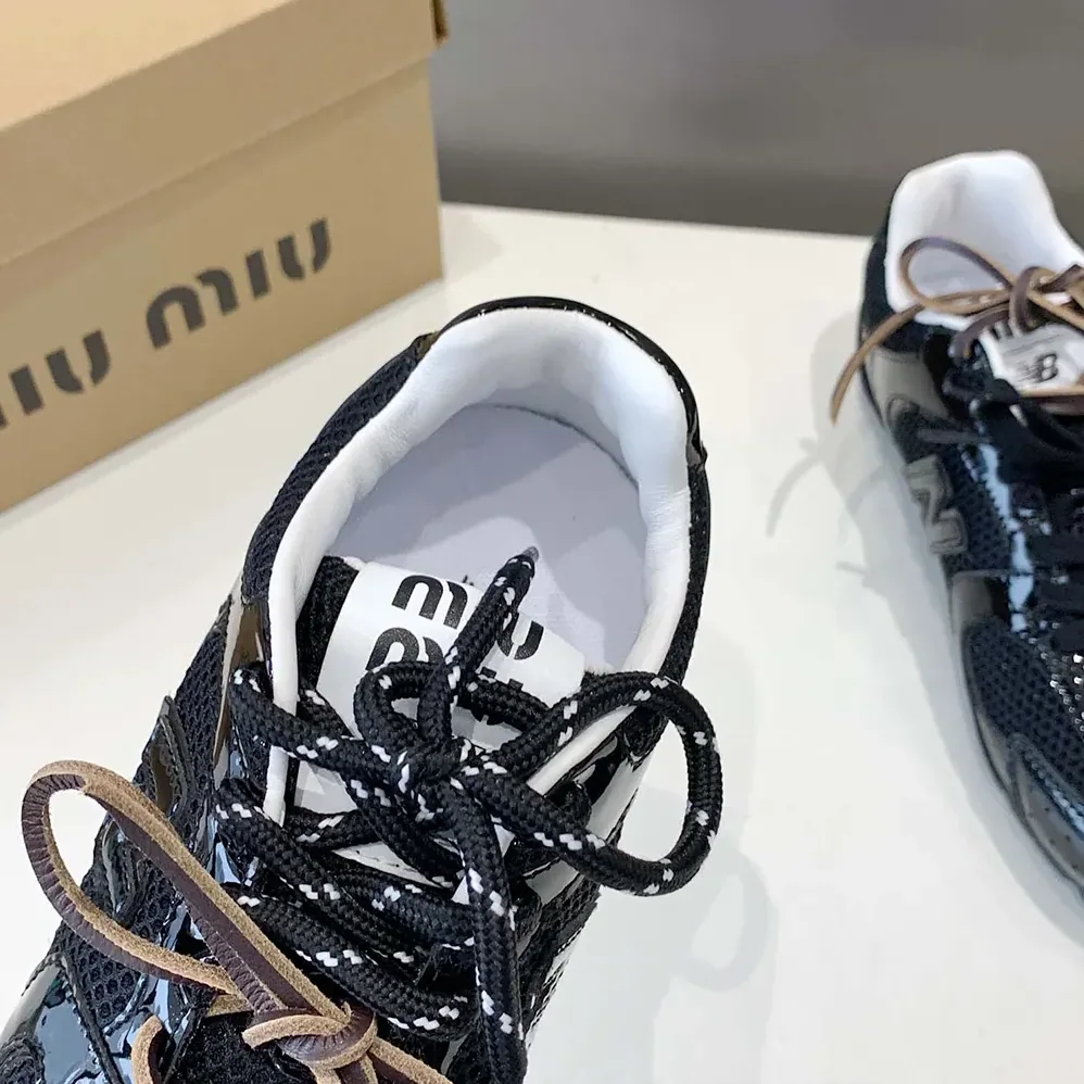 Miu Miu New Balance X Miu Miu 530 SL Patent Leather Sneakers for Women Miu Miu New Balance X Miu Miu 530 SL Patent Leather Sneakers for Women