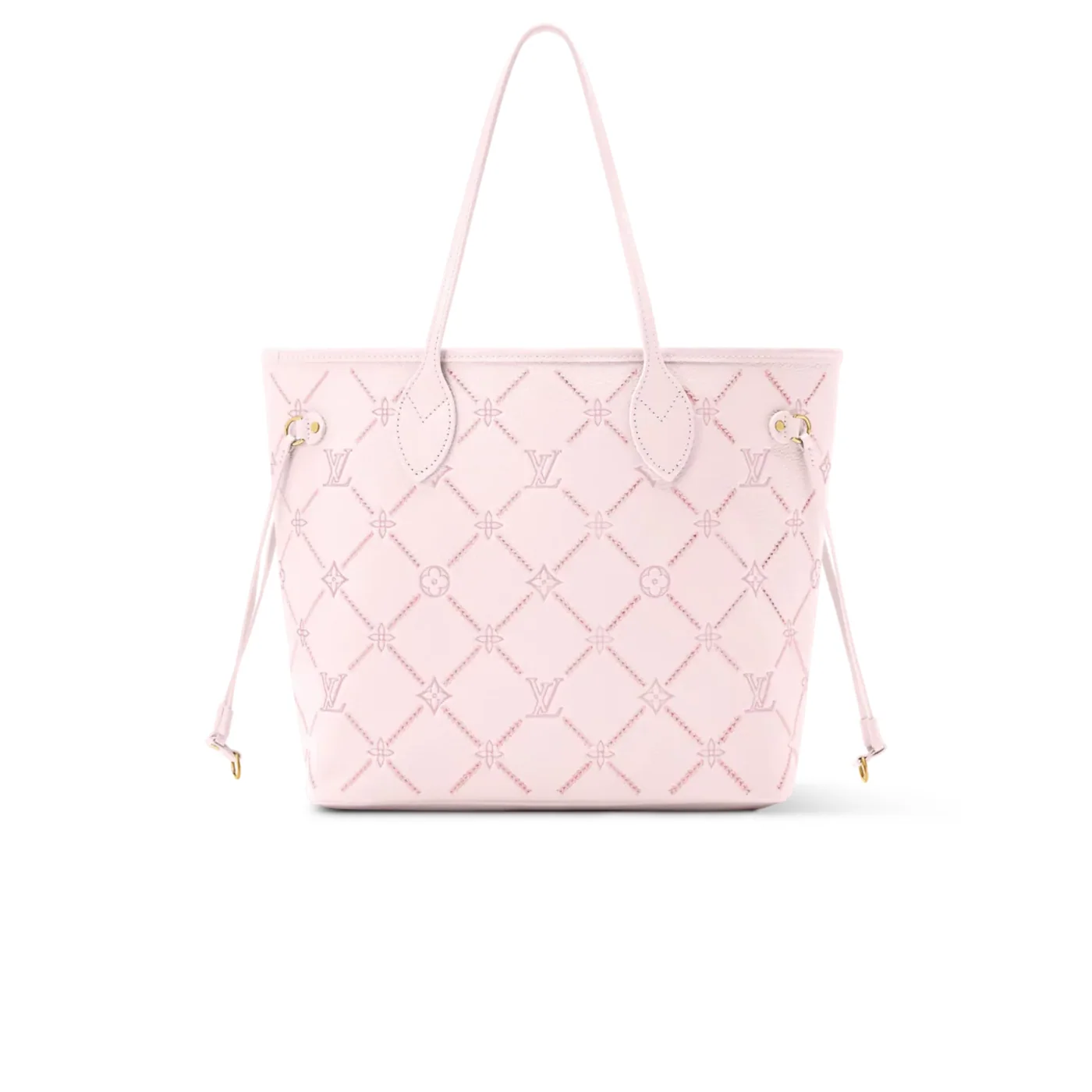 Louis Vuitton Neverfull MM Tote Bag / Light Bliss Couture Gold Hardware